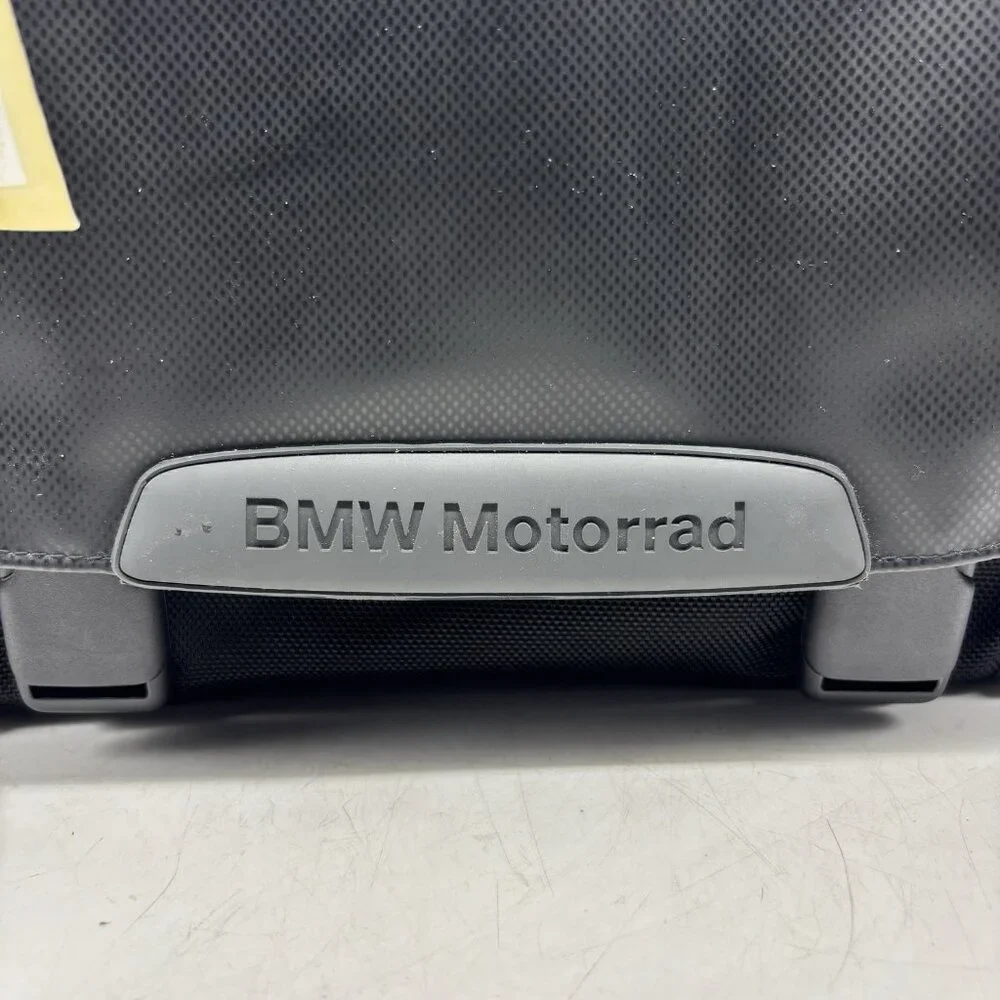 BMW Motorrad Messenger Bag Black Nylon Reflective Trim NEW NWT